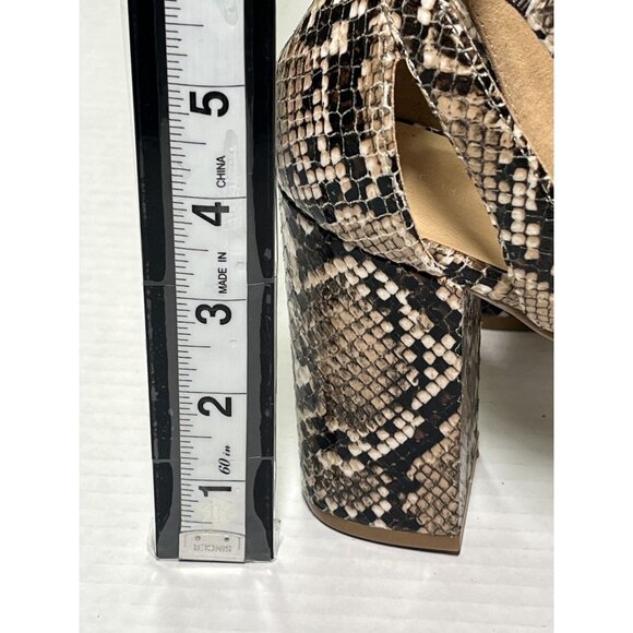 Chinese Laundry Womens Size 10 Snakeskin Print High Heel Sandals - Picture 11 of 14